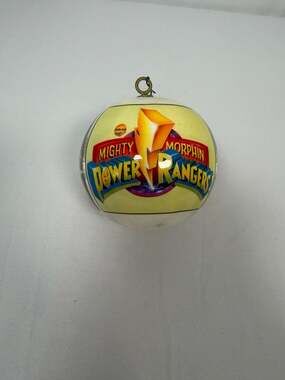Vintage 1994 Mighty Morphin Power Rangers Satin Christmas Ornament
